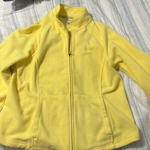 GUC Women’s XL Lilly Pulitzer fleece jacket yellow